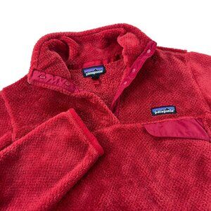 Patagonia Re-Tool Snap-T Fleece Pullover Womens Size S Red